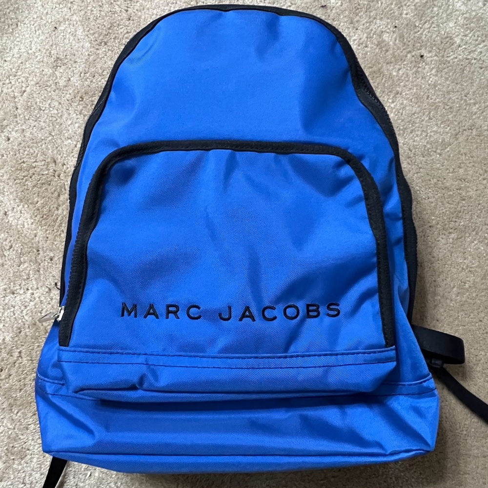 Marc Jacobs Large Nylon Blue Backpack